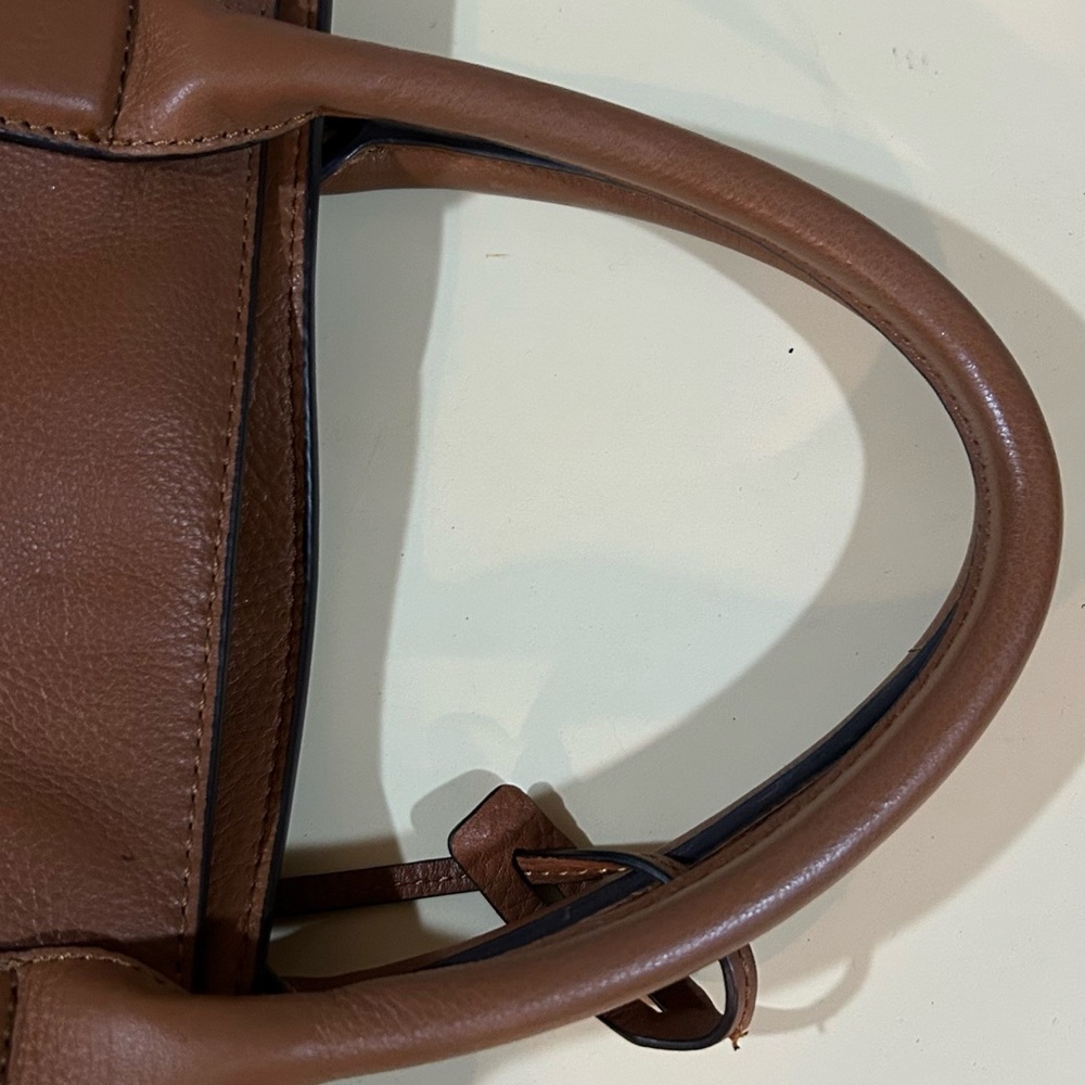 Michael Kors Tan Leather Tote Bag - Picture 10 of 11